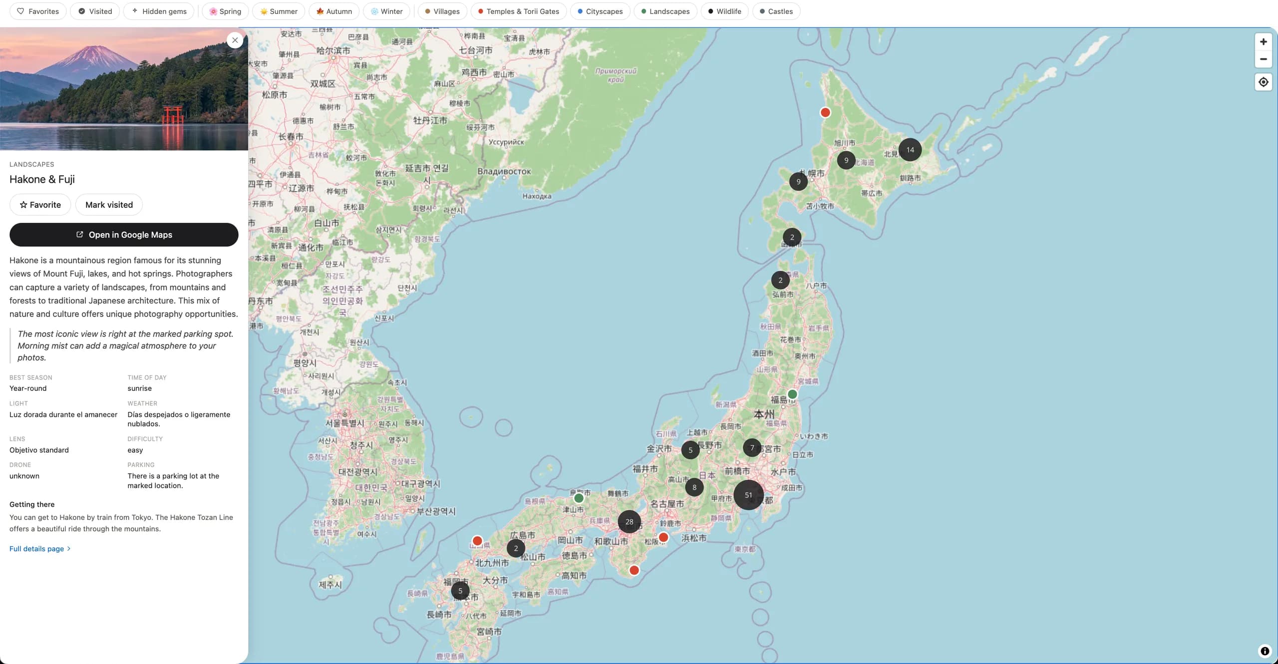 Map preview